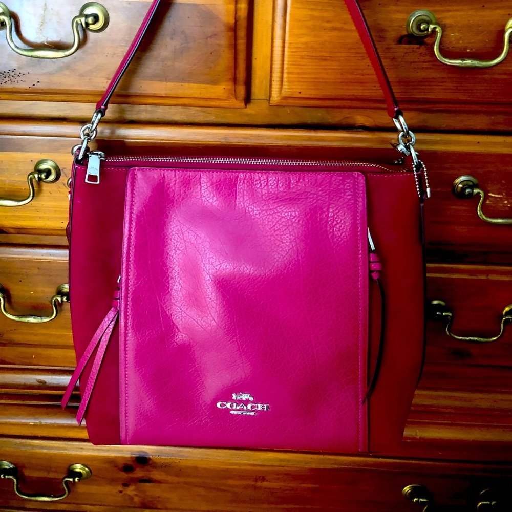 Brand new burgundy Coach